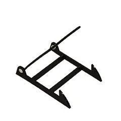 Black Vinyl Gibson Holders - 5.5" x 3.8" x 5.25"