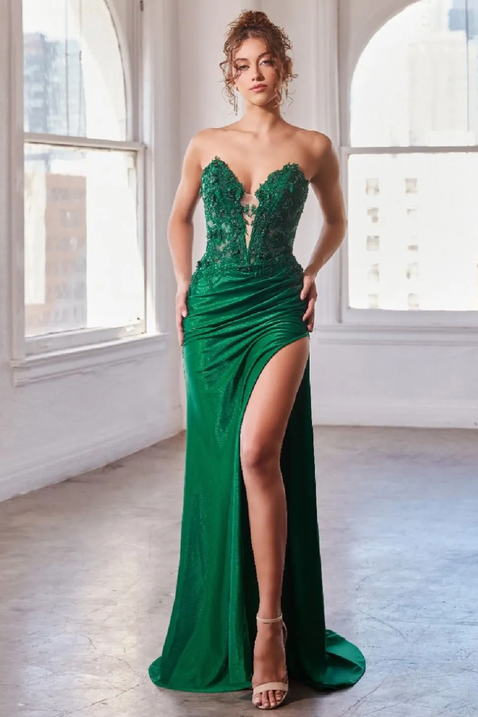 LaDivine by Cinderella Divine Evening Gown CDS465