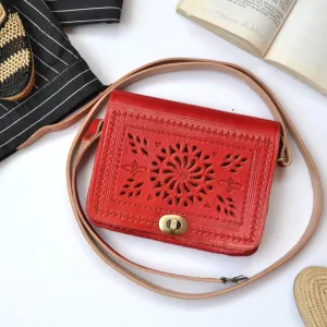 Rectangle Cutwork Purse