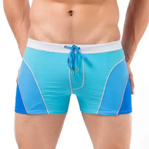 Sexy Breathable Beach Swimming Surf Mixed Colors Boxers Trunks for Men