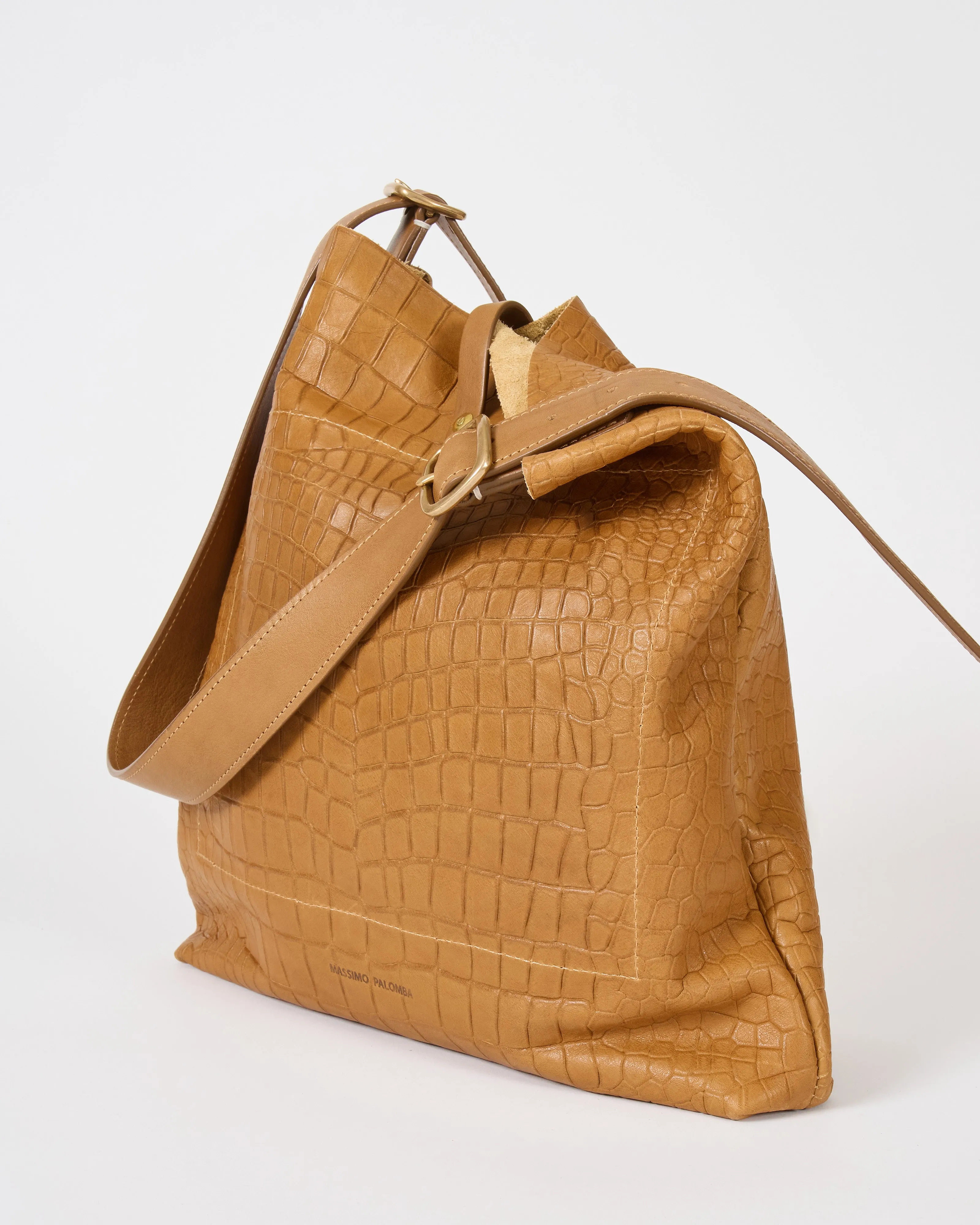 simple embossed crossbody